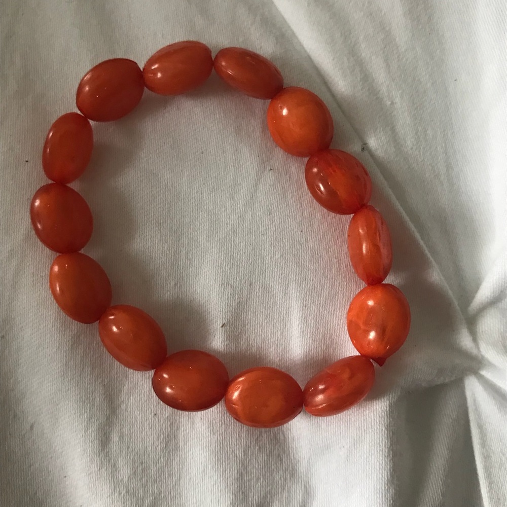Orange bracelet